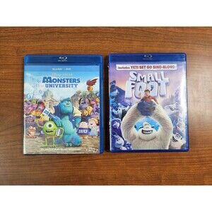Monsters University (Blu-ray + DVD) & Small Foot (Blu-ray + DVD)